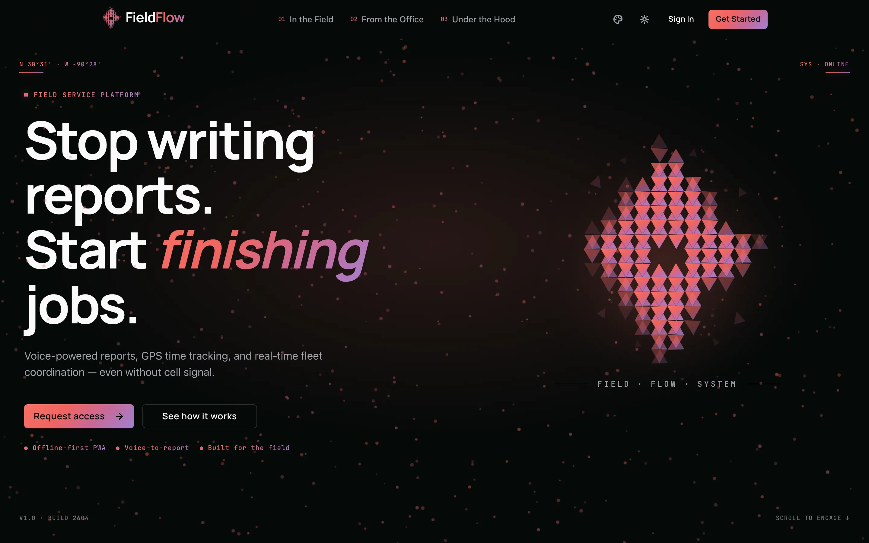 FieldFlow marketing site